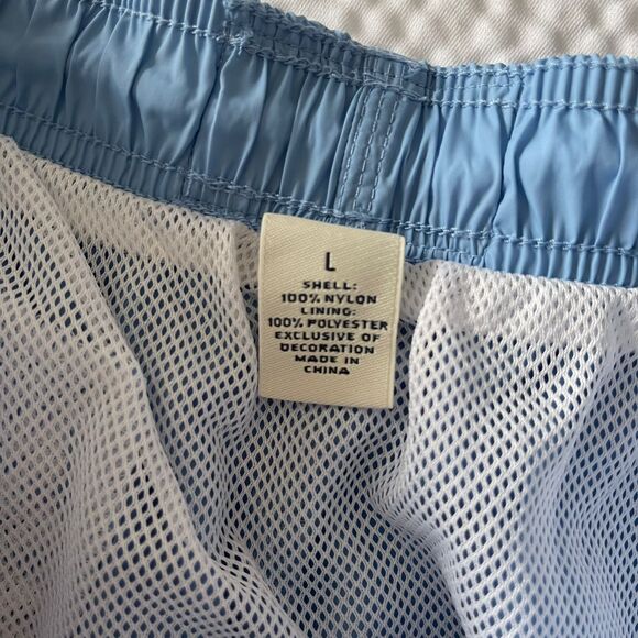 Daniel Cremieux Men’s Swim Trunks Shorts Blue Elastic Waist Pockets Size L - Picture 7 of 10